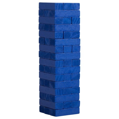 Игра «Деревянная башня мини», синяя