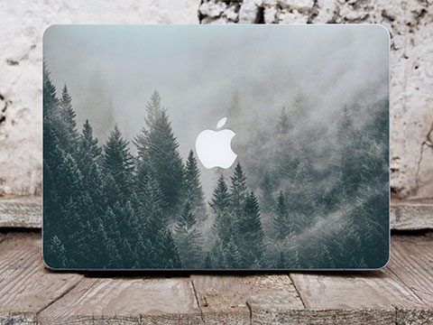 Красивый ноутбук с собственным изображением