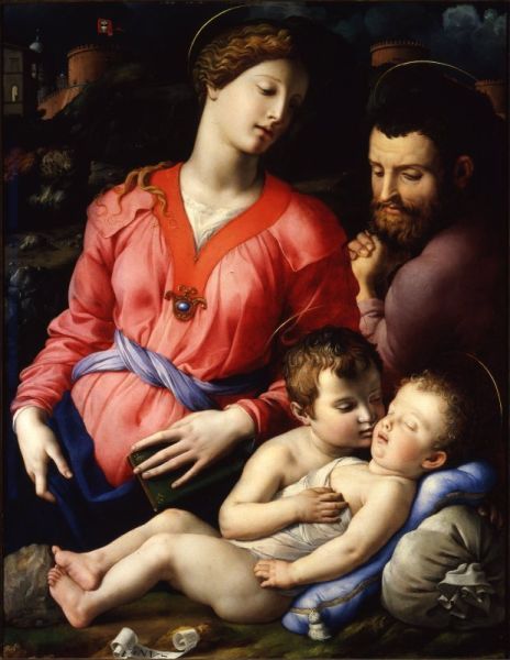 Bronzino - Sacra famiglia Panciatichi or Madonna Panciatichi